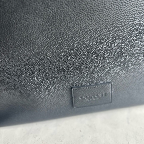 Coach black and Leopard Print Tote - Picture 4 of 9